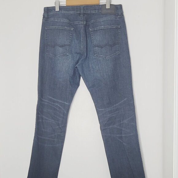 American Eagle Outfitters Men's Blue Cotton Blend Flex 4 Denim Jean Size 34X30 - Picture 4 of 15